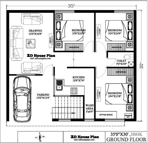 budget modern  bedroom house design  house plan