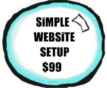 simple website setup