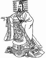 Ch Shi Bce Dynasty Huang Ti sketch template