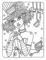 Tea Parties Halsey sketch template