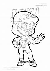 Brawl Stars Max Coloring Pages Star Drawing Streetwear Braw Draw Drawings Cute sketch template