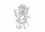 Pirate Coloring Pages Girl sketch template
