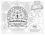 Luther Coloring Lutheran Reformation Word Lcms sketch template