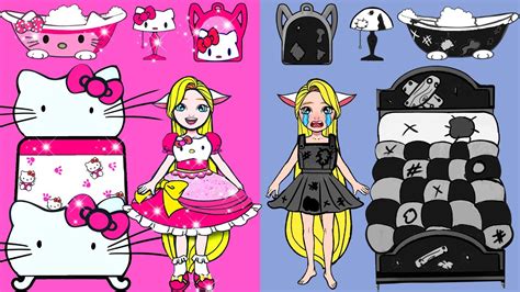 kitty paper doll  clothess dress  todorecortables images