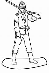 Soldier American Drawing Coloring Pages War Getdrawings sketch template