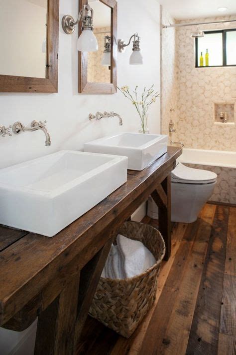 plan vasque en bois naturel idees en   fascinantes plan vasque decoration salle de