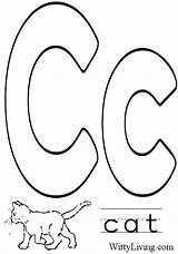 Letter Coloring Pages Kids Alphabet Drawing Crafts Cat Printable Letters Cartoon Print Craft Getdrawings Numbers Cool Coloringtop sketch template