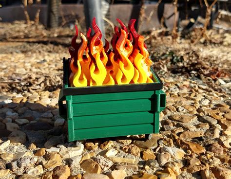 dumpster fire ornament gift box  kit etsy