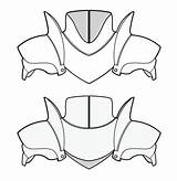 Armor Cosplay Leather Shoulder Pattern Patterns Foam Armour Eva Medieval Body Diy Template Tutorial Armadura Costume Cuir Craft Larp Pauldron sketch template