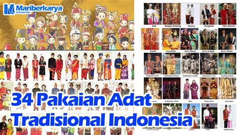pakaian adat tradisional indonesia blog mariberkarya