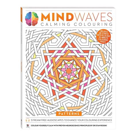 mindwaves calming colouring patterns big