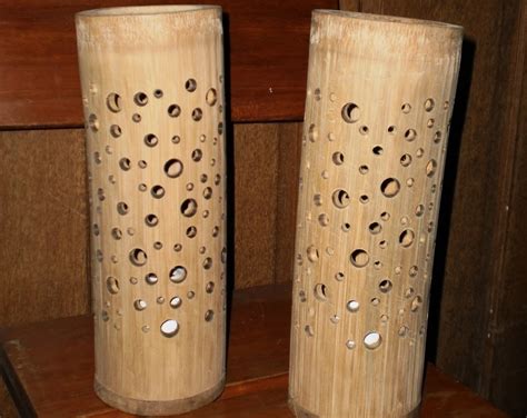 membuat lampu hias sederhana  bambu hongkoong