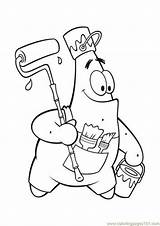 Bob Spongebob Pouring sketch template