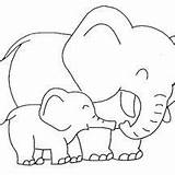 Elephant Mother Netart sketch template