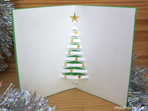 muumade     pop  christmas tree card