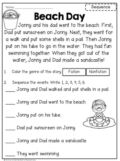 reading worksheets  kids activities reading comprehension