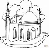 Moschee Supercoloring Ramadan sketch template