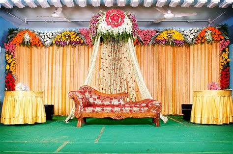 wedding stage decoration idea  indian weddings
