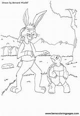 Tortoise Hare sketch template