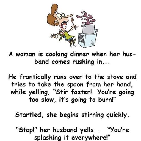 Man Shocks His Wife By Screaming At Her In The Kitchen Jokes Quotes
