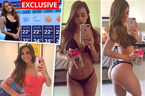 Yanet Garcia Reveals All Sexiest Weather Girl To Hit Uk