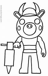 Piggy Xcolorings Pintar Kolorowanki Fnaf Imprime Sencillos Visit 600px Robby sketch template