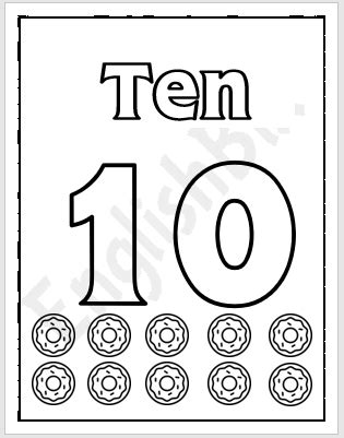 coloring page number  numbers    coloring pages