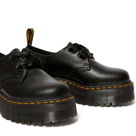 dr martens holly womens quad platform leather shoes