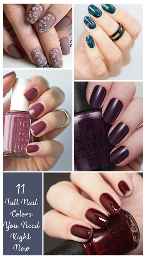 11 Fall Nail Colors You Need Right Now Best Fall Nail Polish Colors