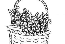 put spring flowers  basket  flowers coloring pages  place