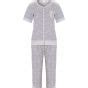 grijze doorknoop pyjama pastunette  de mooiste pyjamas nachthemden en meer