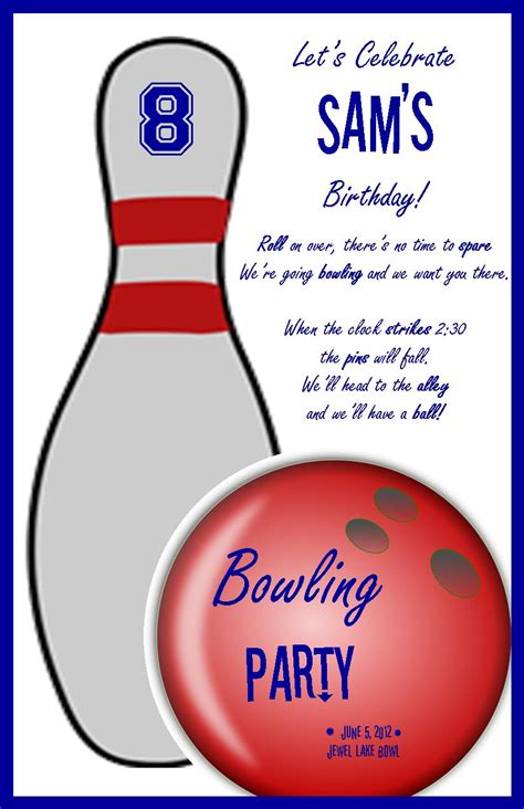 Bowling Themed Birthday Party Profoundly Ordinary