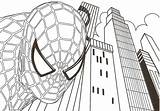 Spiderman Coloring Pages Printable Kids Games Colouring sketch template