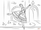 Coloring Ballerina Nutcracker Ballet Pages Library Clipart Clip Sheets sketch template