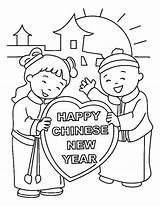 Chinese Year Coloring Pages Years Happy Printable Kids Color Girl Print Christian Lunar Sheets Lanterns Template Dragon Bestcoloringpagesforkids Getcolorings Cute sketch template