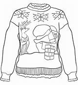 Maglione Pullover Rooftop Chimney Weihnachts Nikolaus Dach Weihnachtspullover Tetto Babbo Scribblefun sketch template