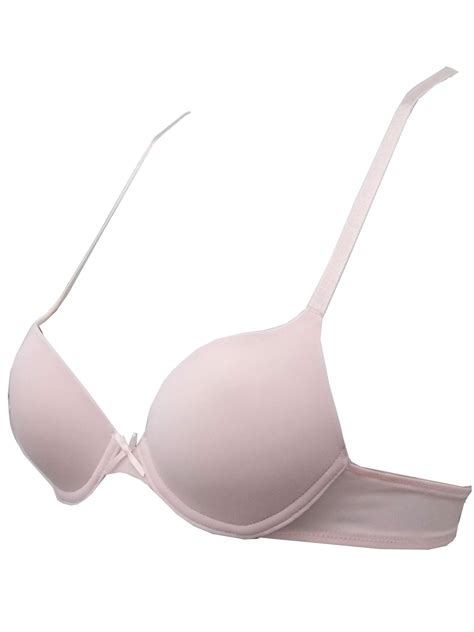 marks and spencer mand5 soft pink padded underwired plunge bra size 34 to 40 aa a b c d dd