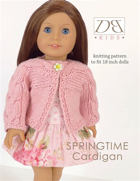 Doll Clothes Knitting Pattern Pdf For 18 Inch American Girl Etsy