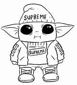 Yoda Coloringonly sketch template