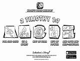 Coloring Timothy Verse sketch template
