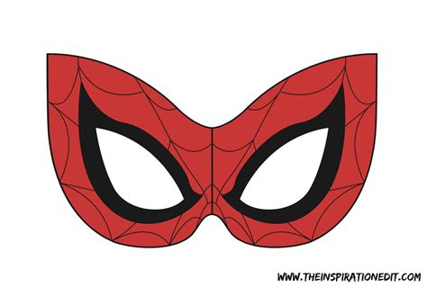 cut  spiderman eyes template