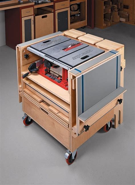 table  workstation sawtableplans easy woodworking