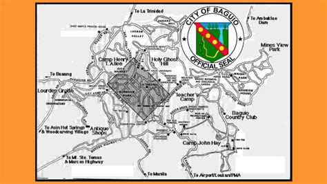 baguio city travel guide map
