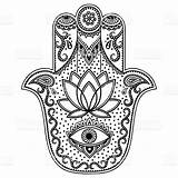 Hamsa Hand Symbol Vector Coloring Drawn Pages Fatima Tattoo Illustrations Istockphoto Clip Printable Stock Color Main Getcolorings Similar Lotus Dr sketch template