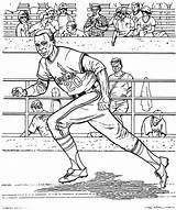 Coloring Baseball Louis Pages Cardinals St Fredbird Template Kids Runner sketch template