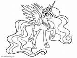 Alicorn Princess Bettercoloring sketch template