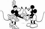 Mickey Minnie Mouse Coloring Old Outline Tattoo Dance Pages Teaching Disney Wecoloringpage Gif Balloons Tattooimages Biz sketch template