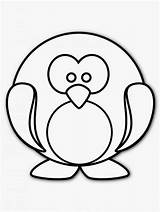 Coloring Penguin Pages Cute Printable Easy Animal Cartoon Baby Clipart Penguins Cliparts Colouring Outline Christmas Drawing Color Preschool Mummy Kids sketch template