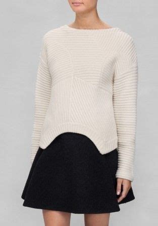 stories lamb wool sweater  white knitwear fashion sweaters clothes