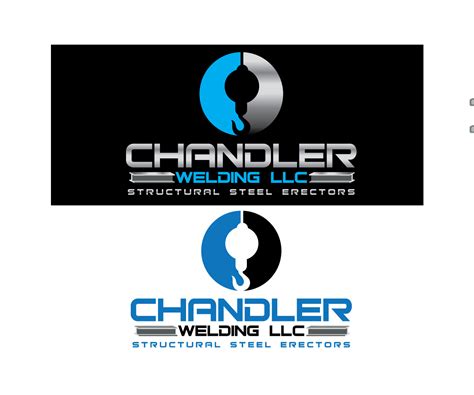 structural steel logo design  chandler welding llc structural steel erectors   media